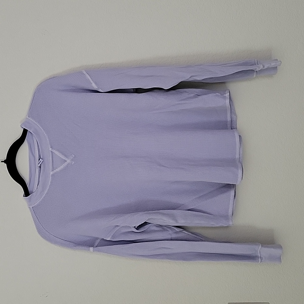 Old Navy Medium Waffle Long Sleeve Blue